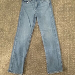 Levi’s Medium Blue Women's Straight Leg Jeans style 724 high rise (2) available